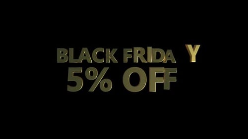 Black Friday 5% Off