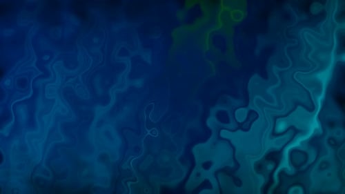 Abstract Dynamic Fluid Blue Green Background Loop