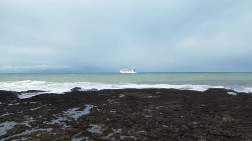This video was taken during a stormy afternoon in Bonita beach in Limon, Costa Rica.