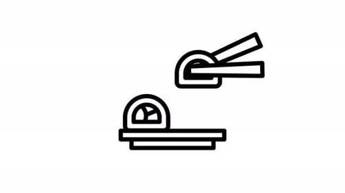 sushi line icon animation