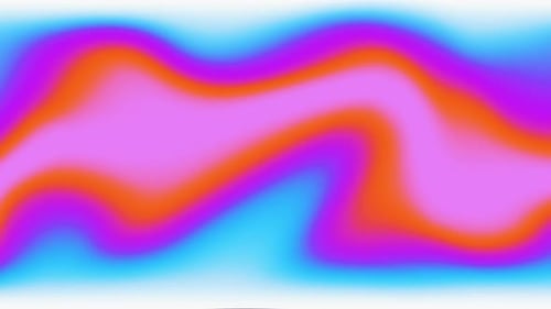 Colorful Abstract Fluid Waves Background Animation