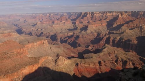Breathtaking Aerial View of Grand Canyon's Majestic Landscape