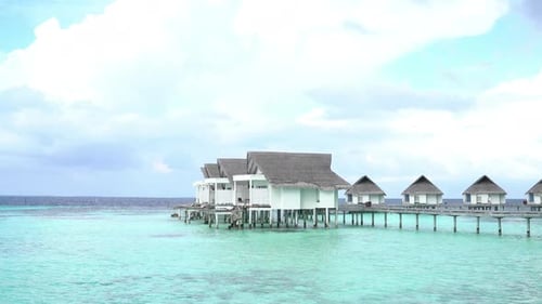 tropical beach and sea in Maldives