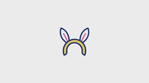 Animiertes Stirnband-Symbol