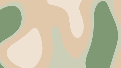 Fondo abstracto con formas fluidas en colores de tono tierra