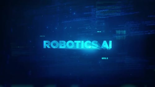 Futuristic Digital Glitch Text Title Reveal