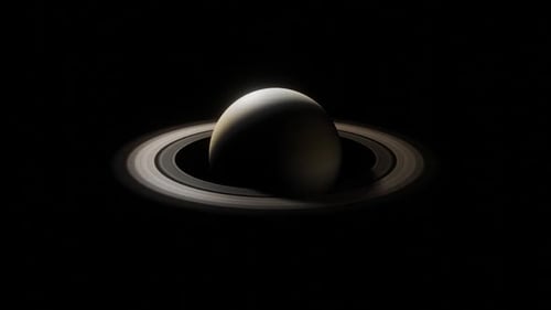 Detailed View of Planet Saturn