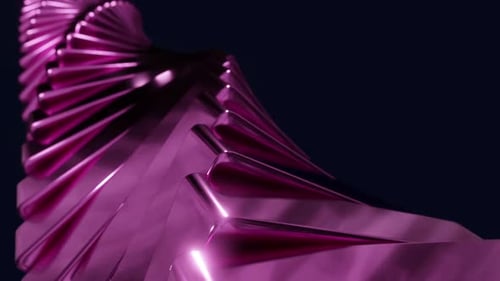 Abstract Metallic Purple Spiral Rotation Background