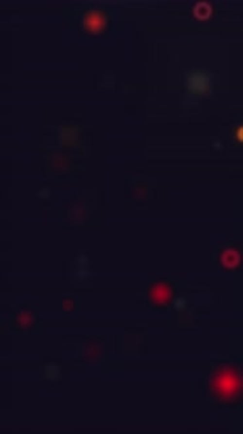 Abstract Vertical Bokeh Light Particles Background Loop