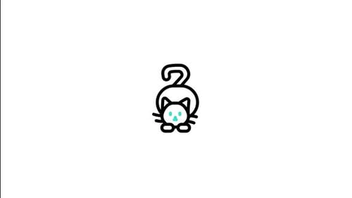 Cat Playing Animated Icon