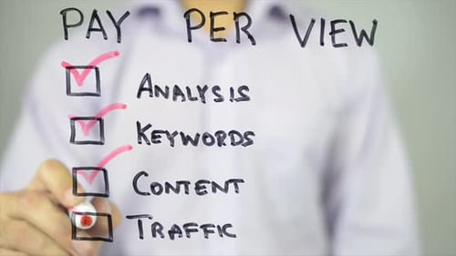 Checking Boxes for Pay Per View Marketing