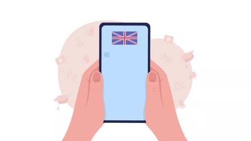 Animated Improve English Concept