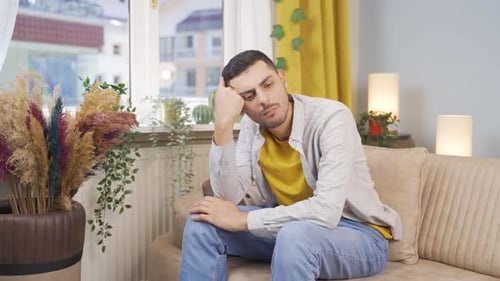 Nachdenklicher Mann.