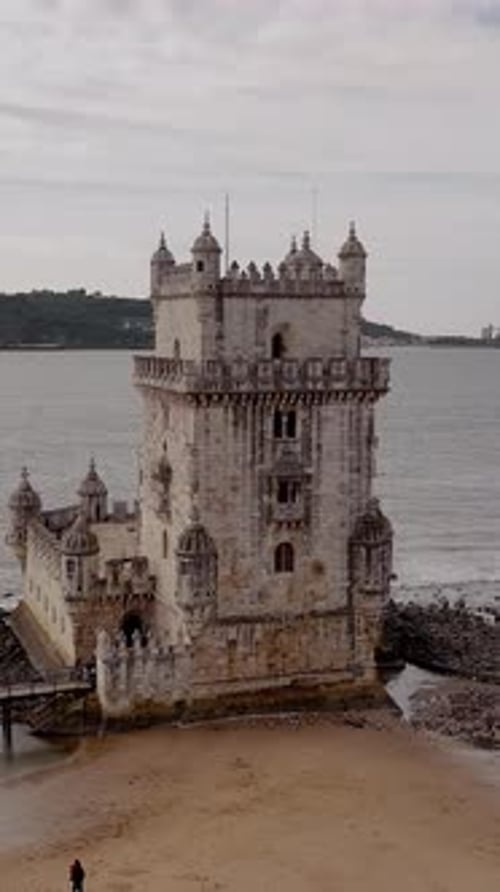 Belem Lisbon Belem Tower Timeless Historic Monument Belem Lisbon