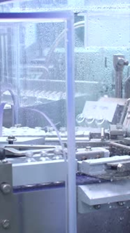 Automated Pharmaceutical Manufacturing Process with Vial Filling Machine