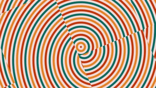 Seamless Pattern With Animated Geometric Background