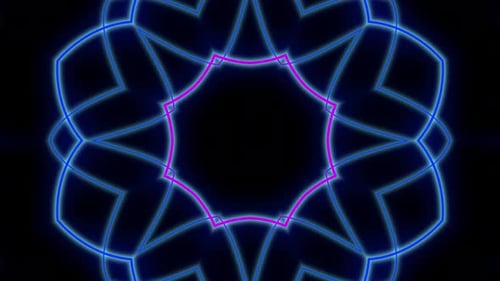 Bright Kaleidoscope Wave Background