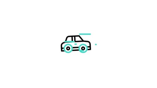 Minicar Animated Icon