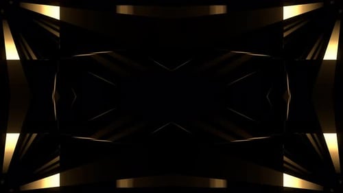 Light Yellow Flashing Striped Symmetrical Kaleidoscope Background Vj Loop In 4K