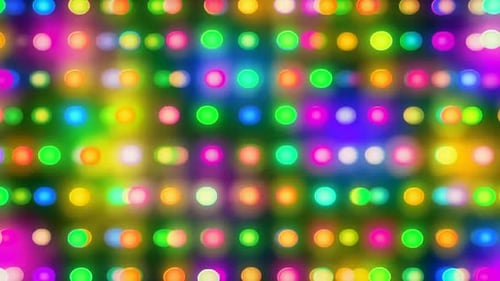 Bunte glühende LED-Punktmatrix-Wandschlaufe für Discolichter