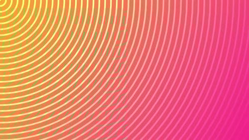 Colorful Geometric Expanding Arcs Background Animation