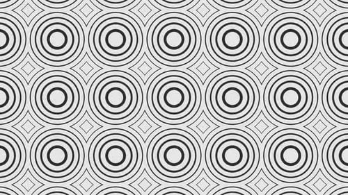 Black On White Abstract Curly Multipattern Background Vj Loop Animation In HD