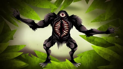 Mapinguari, créature étrange de la jungle à bouche