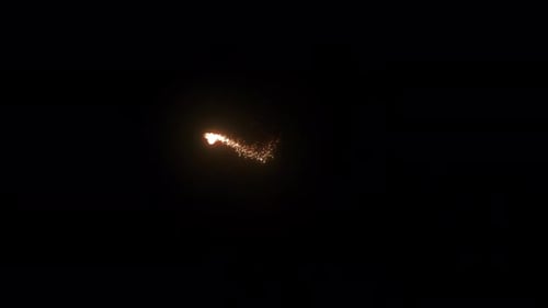 VFX Sparks Trail Spark Trail Impact à haute vitesse