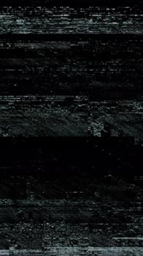 Vertical Digital Glitch Noise Transition Effect