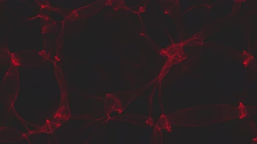 Dynamic Red Abstract Energy Flow Background