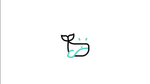 Animiertes Wal-Symbol