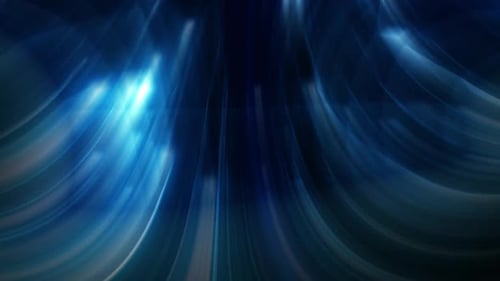 Dynamic Blue Light Streaks Abstract Background Video