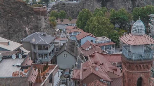 Buildings In The City Aerial