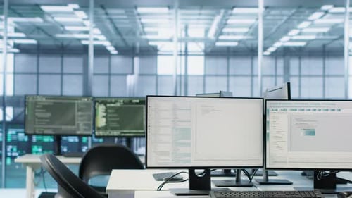 Scripts Running on Desktop PC Monitors Upgrading Servers in Data Center