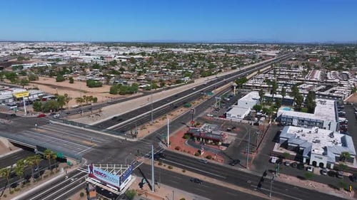 Horizonte do centro da cidade de Phoenix Paisagem urbana do Arizona nos EUA