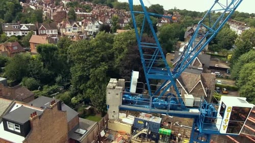 Foto con un Zumbido de una casa en construcción en Londres