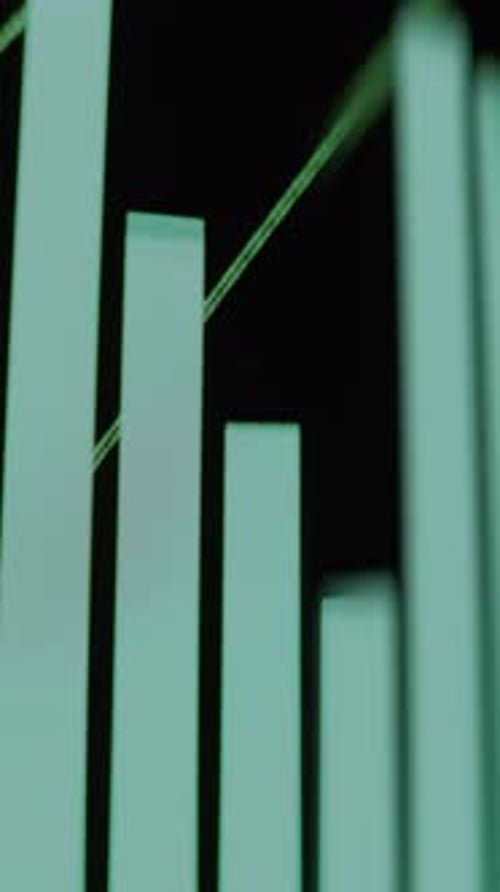 Interactive Green Columns Changing Height