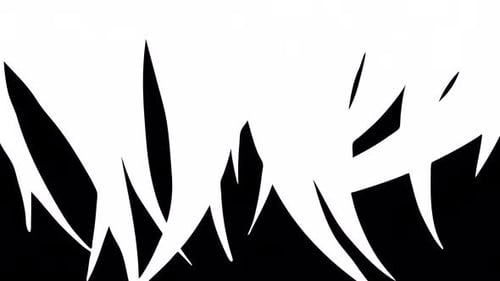 Fluid Abstract Ink Drop Shape Reveal