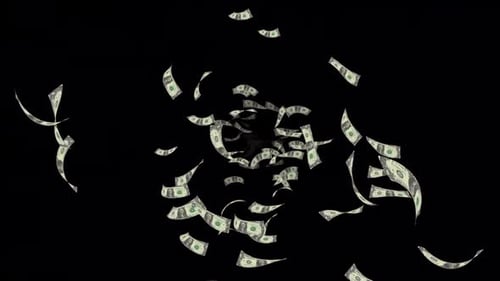 Cash Falling 3D Animation | Money Rain Background Loop