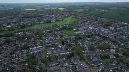 Aerial Drone Over England