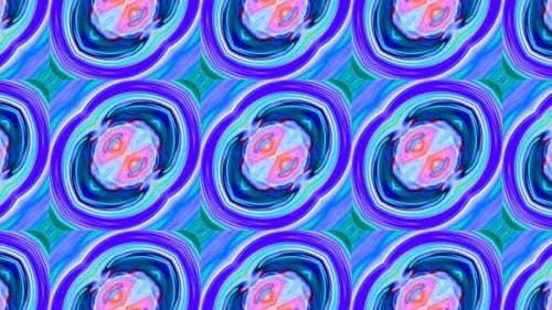 Motif de mandala abstrait kaléidoscope, fond de fleurs