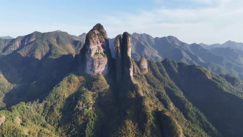 Aerial Mountain Natural Scenery