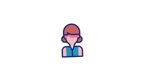 Icono animado de guía