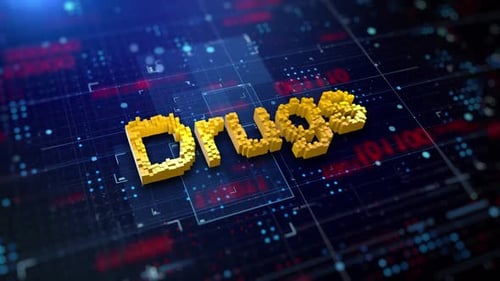 Pixelierte Word-Drogen