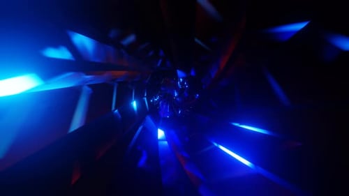 Neon Disco Strobe Lights in Pulsating VJ Loop Motion
