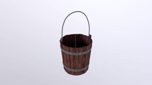 Water Bearer 3d object rotating loop