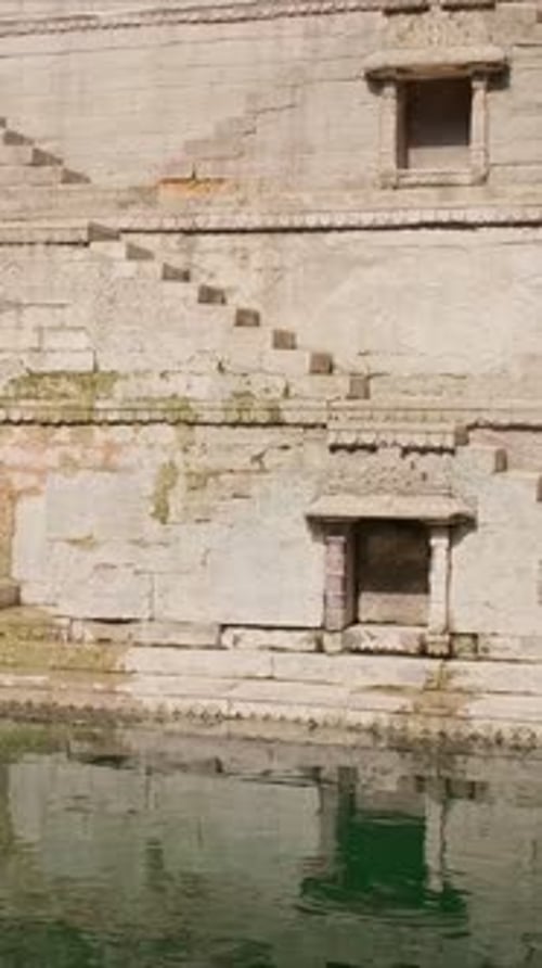 Water Storage Inside Toorji Ka Jhalra Baoli Stepwell in Jodhpur Rajasthan India