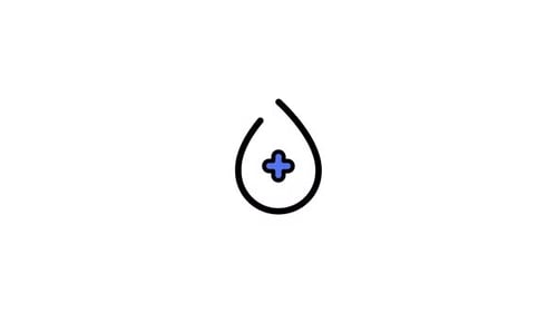 Disinfectant icon animation