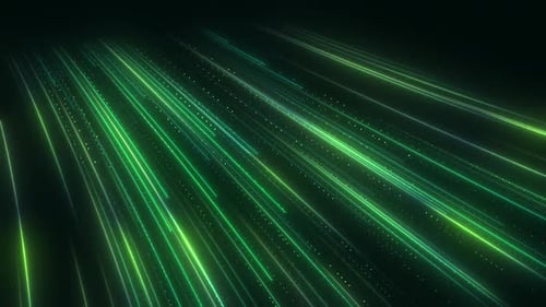 Dynamisch leuchtende Bewegungslinien