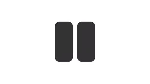 Icono de interfaz de usuario de línea de pausa animado